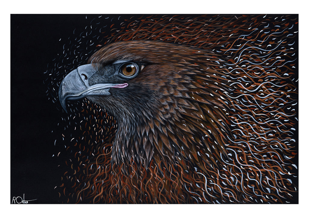 Wedge Tailed Eagle - Born Again by Reuben Oates