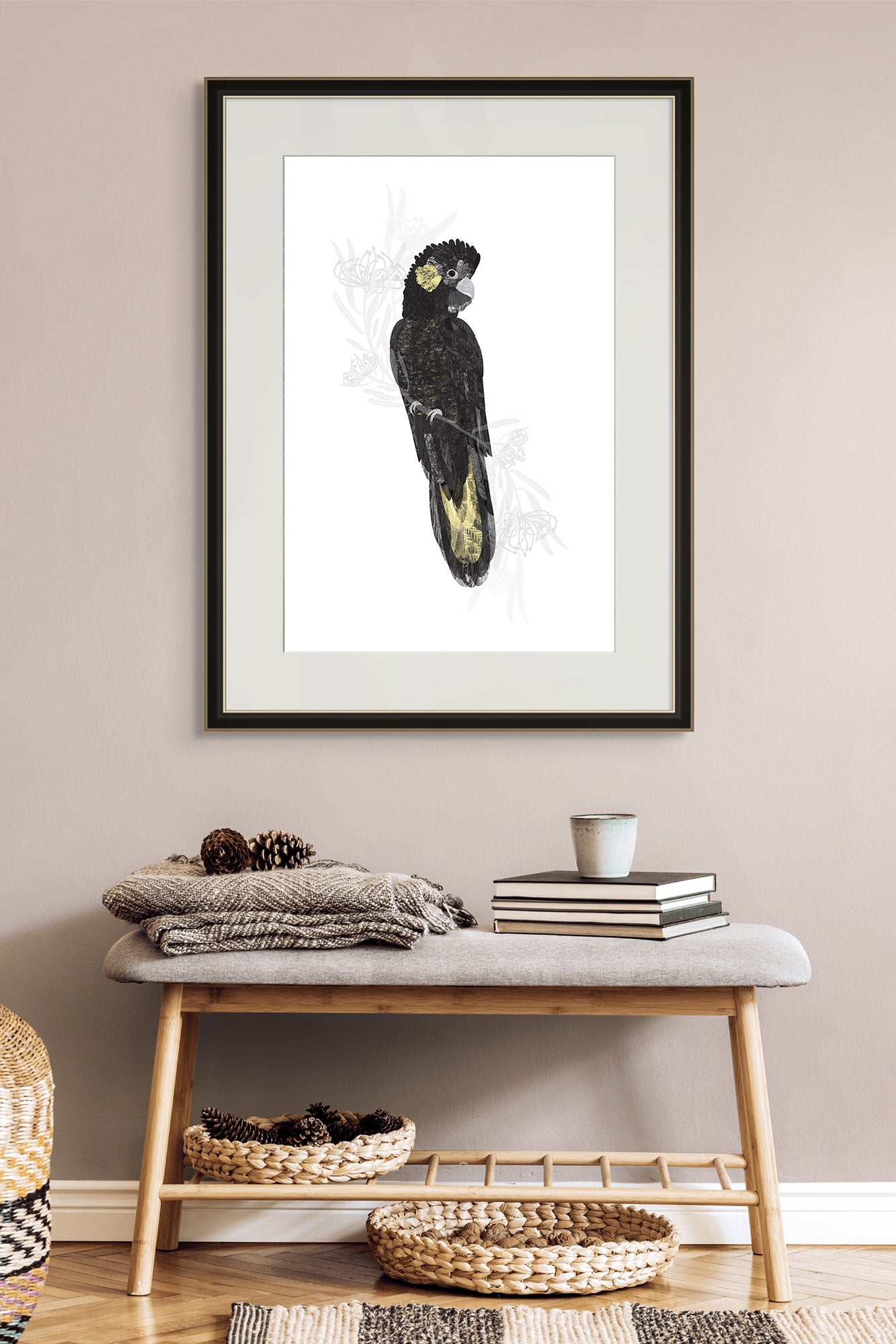 Black Cockatoo - Dark Omen by Bec Adamczewski