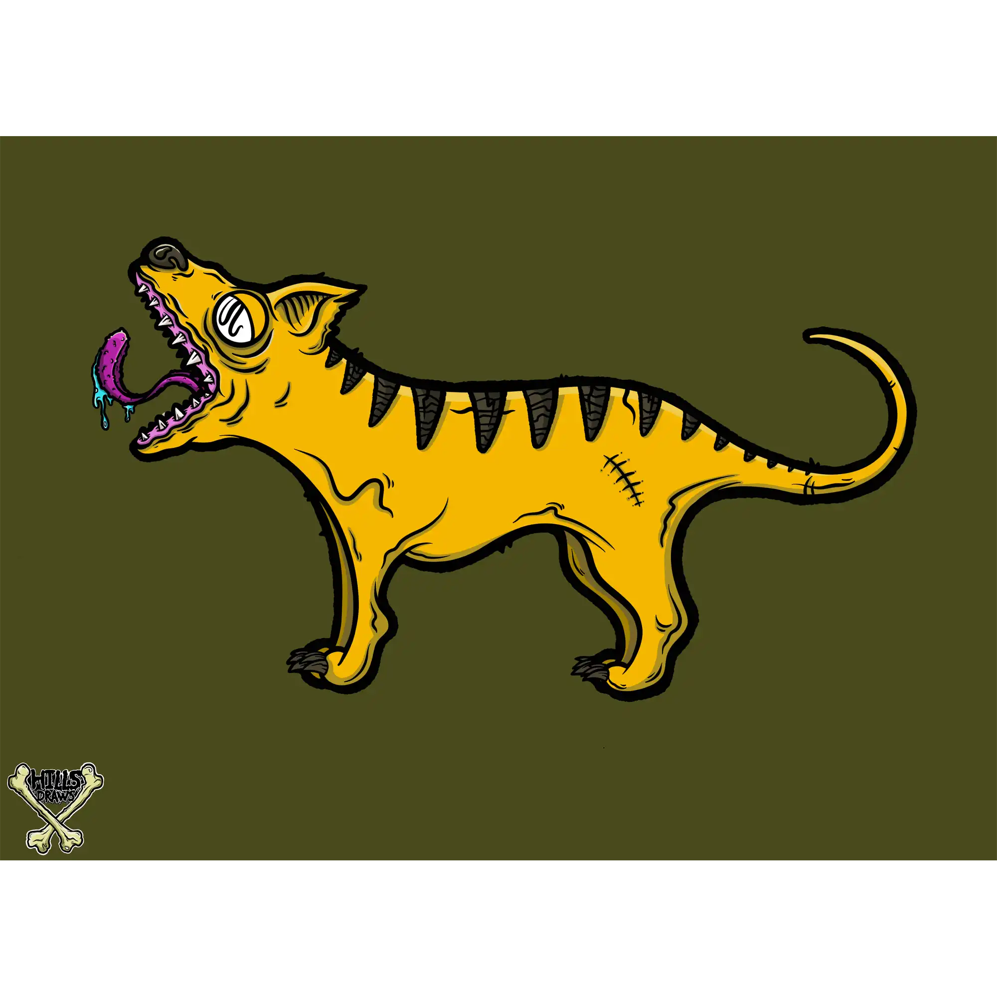 Thylacine By Nick Hills