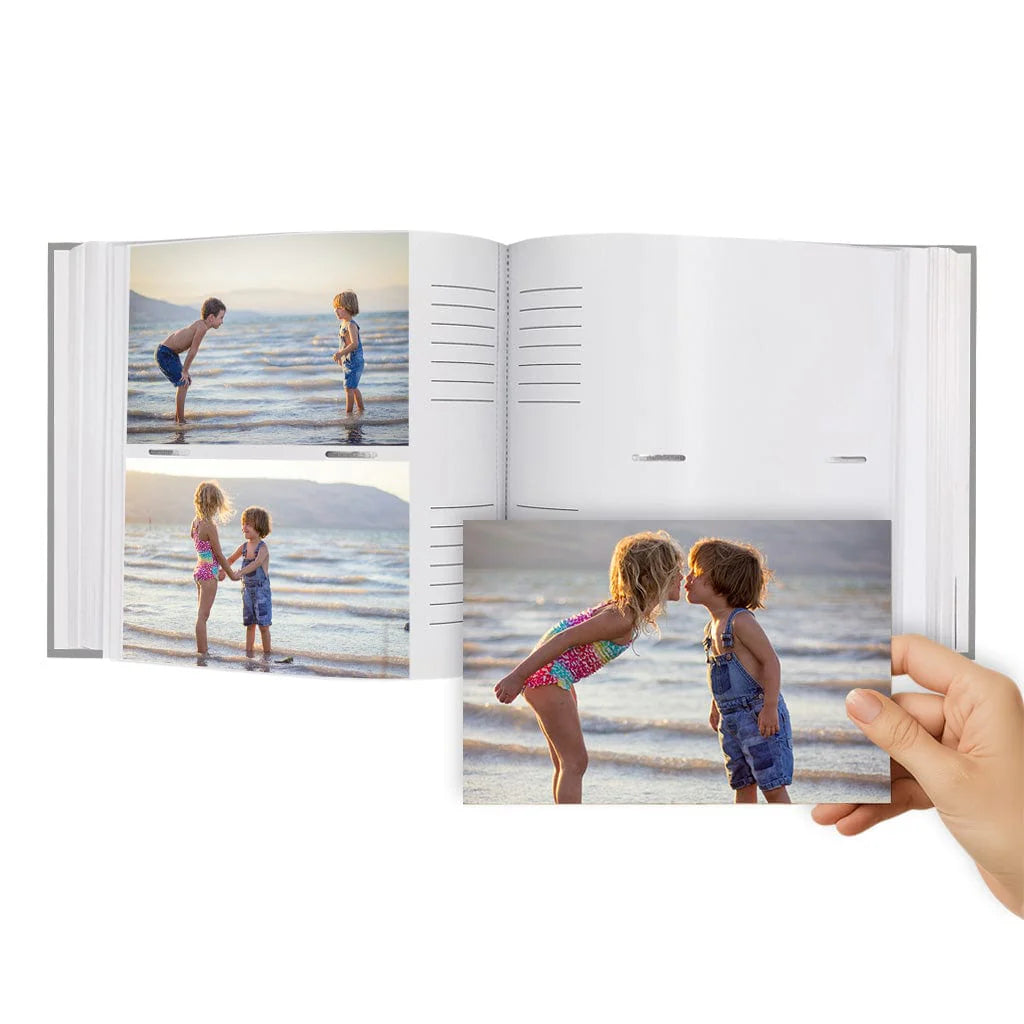 Plush Linen Slip-in Photo Album