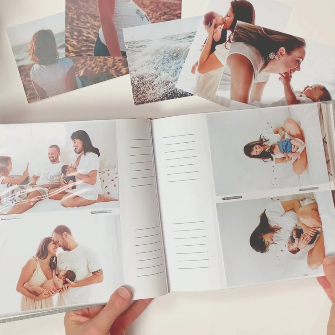Plush Linen Slip-in Photo Album
